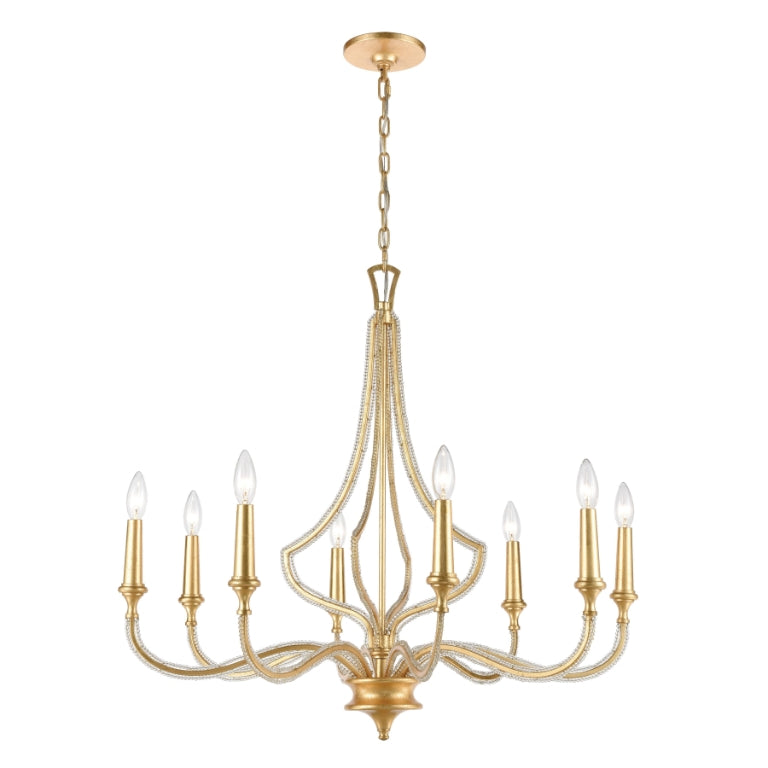 LA ROCHELLE 32'' WIDE 8-LIGHT CHANDELIER - FREE SHIPPING !!!