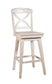 PALMETTO HOME - X BACK SWIVEL BARSTOOL