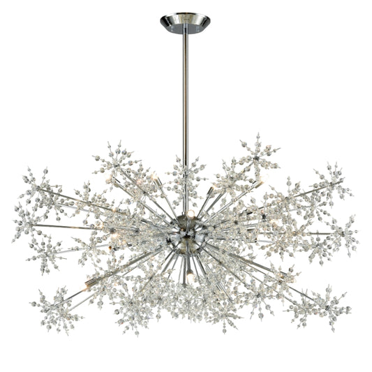 SNOWBURST 48'' WIDE 20-LIGHT CHANDELIER - FREE SHIPPING !!!