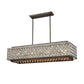 ROSSLYN 40'' WIDE 8-LIGHT LINEAR CHANDELIER - FREE SHIPPING !!!