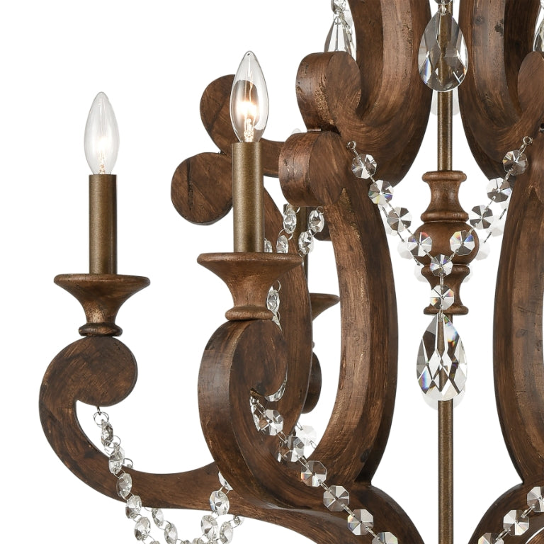 SAN SEBASTIAN 28'' WIDE 6-LIGHT CHANDELIER - FREE SHIPPING !!!