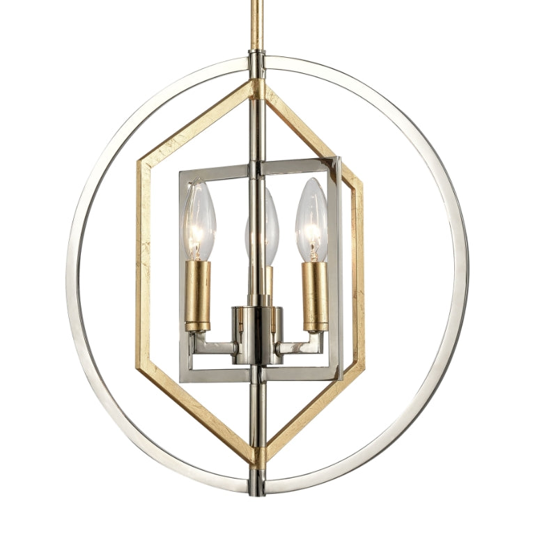 GEOSPHERE 15'' WIDE 3-LIGHT CHANDELIER - FREE SHIPPING !!!