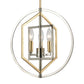 GEOSPHERE 15'' WIDE 3-LIGHT CHANDELIER - FREE SHIPPING !!!