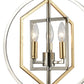 GEOSPHERE 15'' WIDE 3-LIGHT CHANDELIER - FREE SHIPPING !!!