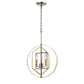 GEOSPHERE 15'' WIDE 3-LIGHT CHANDELIER - FREE SHIPPING !!!