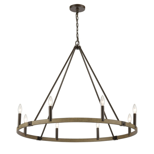 TRANSITIONS 36'' WIDE 8-LIGHT CHANDELIER - FREE SHIPPING !!!