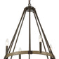 TRANSITIONS 36'' WIDE 12-LIGHT CHANDELIER - FREE SHIPPING !!!