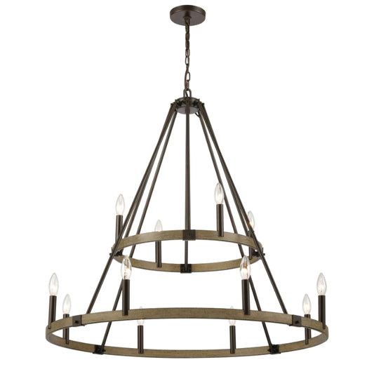 TRANSITIONS 36'' WIDE 12-LIGHT CHANDELIER - FREE SHIPPING !!!