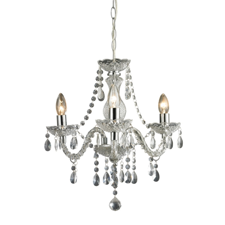 THEATRE 16'' WIDE 3-LIGHT CHANDELIER - FREE SHIPPING !!!