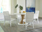 PALMETTO HOME - BOCA GRANDE WHITE WOVEN ARM CHAIR