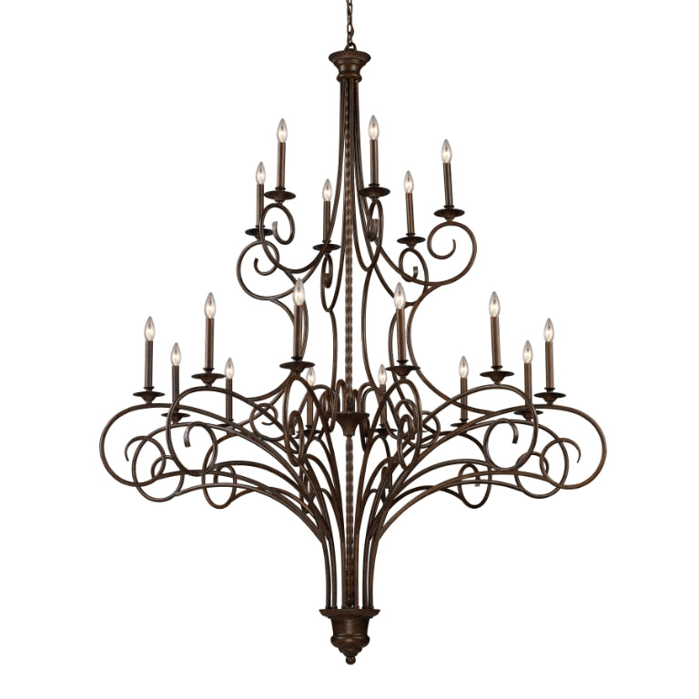 GLOUCESTER 60'' WIDE 18-LIGHT CHANDELIER - FREE SHIPPING !!!