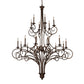 GLOUCESTER 60'' WIDE 18-LIGHT CHANDELIER - FREE SHIPPING !!!