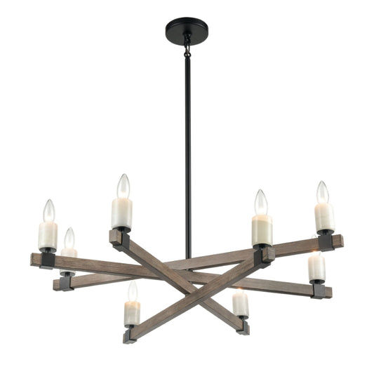 STONE MANOR 34'' WIDE 8-LIGHT CHANDELIER - FREE SHIPPING !!!