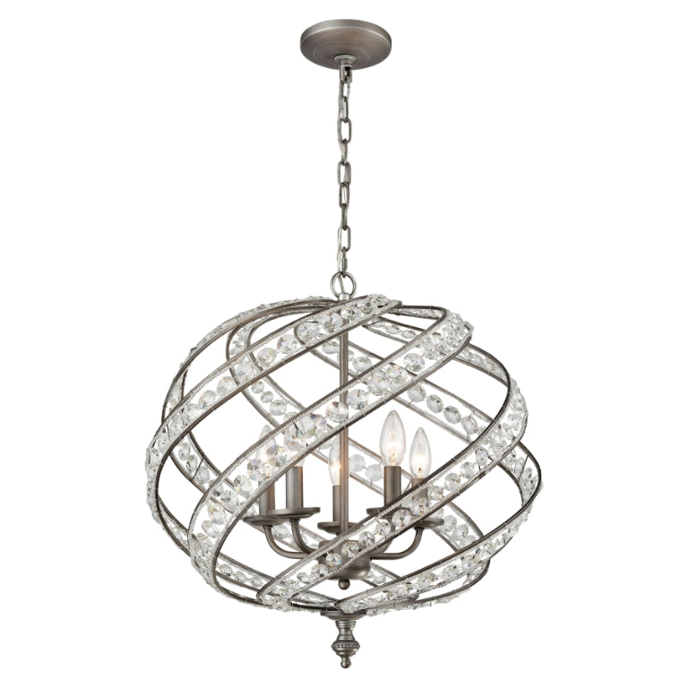 RENAISSANCE 21'' WIDE 5-LIGHT CHANDELIER - FREE SHIPPING !!!