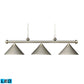 CASUAL TRADITIONS 51'' WIDE 3-LIGHT LINEAR CHANDELIER - FREE SHIPPING !!!