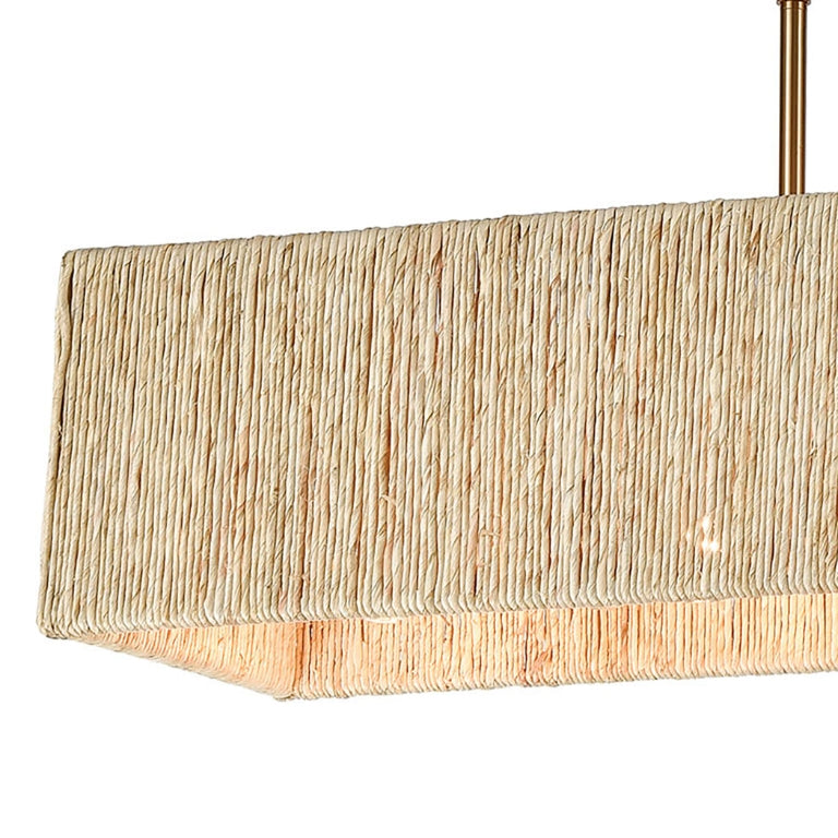 ABACA 40'' WIDE 5-LIGHT LINEAR CHANDELIER - FREE SHIPPING !!!