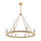 ABACA 36'' WIDE 8-LIGHT CHANDELIER - FREE SHIPPING !!!