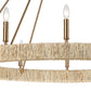 ABACA 48'' WIDE 12-LIGHT CHANDELIER - FREE SHIPPING !!!