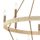 ABACA 36'' WIDE 14-LIGHT CHANDELIER - FREE SHIPPING !!!