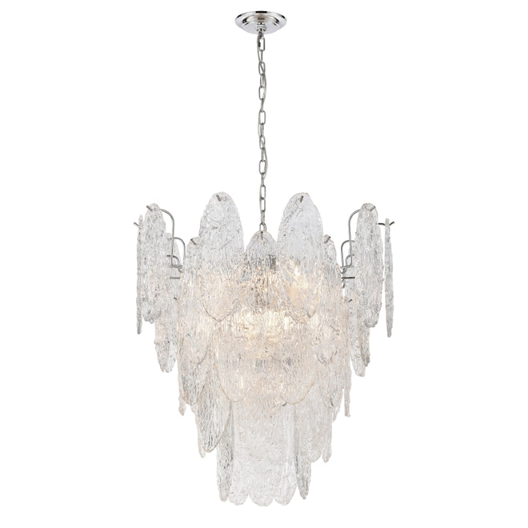 FROZEN CASCADE 26'' WIDE 9-LIGHT CHANDELIER - FREE SHIPPING !!!