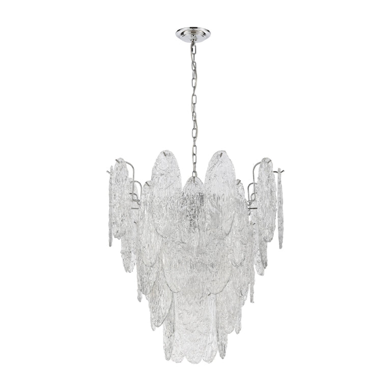 FROZEN CASCADE 26'' WIDE 9-LIGHT CHANDELIER - FREE SHIPPING !!!