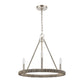 ABACA 20'' WIDE 3-LIGHT CHANDELIER - FREE SHIPPING !!!