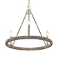 ABACA 20'' WIDE 3-LIGHT CHANDELIER - FREE SHIPPING !!!