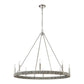 ABACA 36'' WIDE 8-LIGHT CHANDELIER - FREE SHIPPING !!!