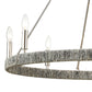 ABACA 36'' WIDE 8-LIGHT CHANDELIER - FREE SHIPPING !!!