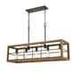 WAREHOUSE WINDOW 42'' WIDE 5-LIGHT LINEAR CHANDELIER - FREE SHIPPING !!!