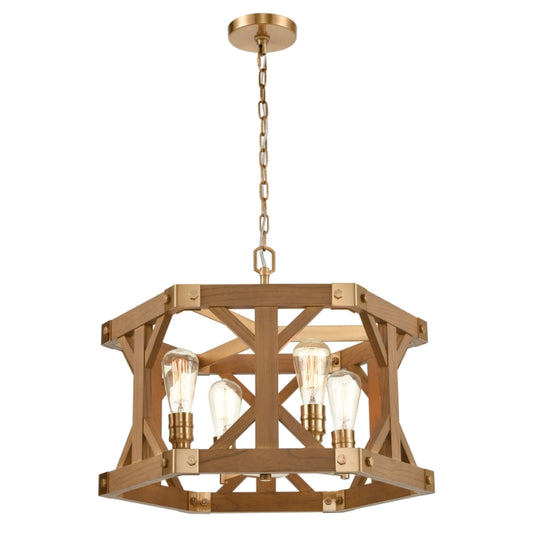 STRUCTURE 23'' WIDE 4-LIGHT CHANDELIER - FREE SHIPPING !!!