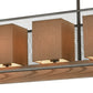 CROSSBEAM 57'' WIDE 5-LIGHT LINEAR CHANDELIER - FREE SHIPPING !!!