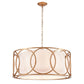 RINGLETS 28'' WIDE 6-LIGHT CHANDELIER - FREE SHIPPING !!!