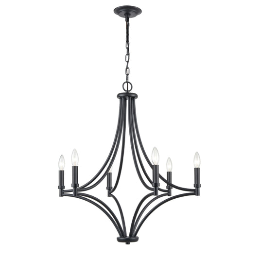 SPANISH VILLA 26'' WIDE 6-LIGHT CHANDELIER - FREE SHIPPING !!!