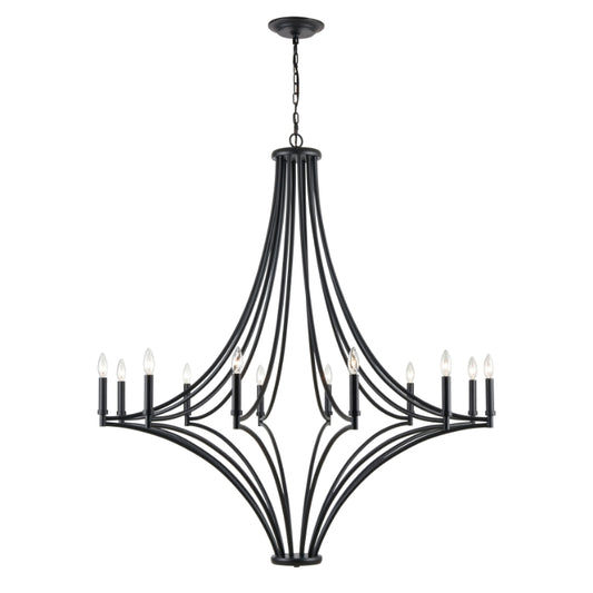 SPANISH VILLA 48'' WIDE 12-LIGHT CHANDELIER - FREE SHIPPING !!!