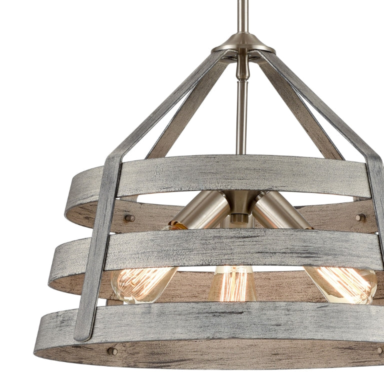 BRIGANTINE 18'' WIDE 3-LIGHT CHANDELIER - FREE SHIPPING !!!