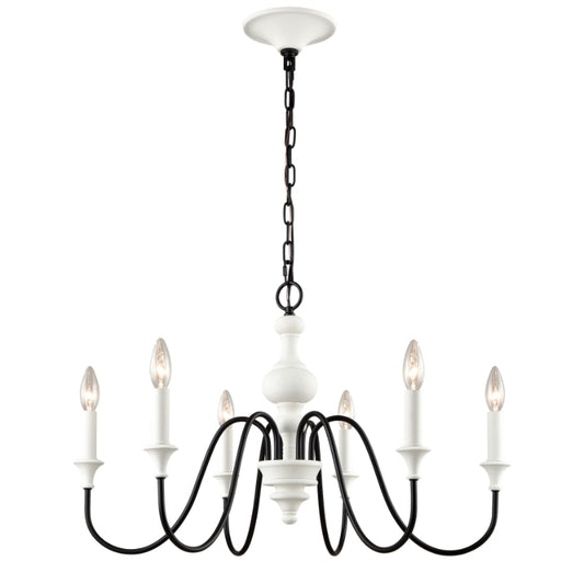 VAL DE LOIRE 28'' WIDE 6-LIGHT CHANDELIER - FREE SHIPPING !!!