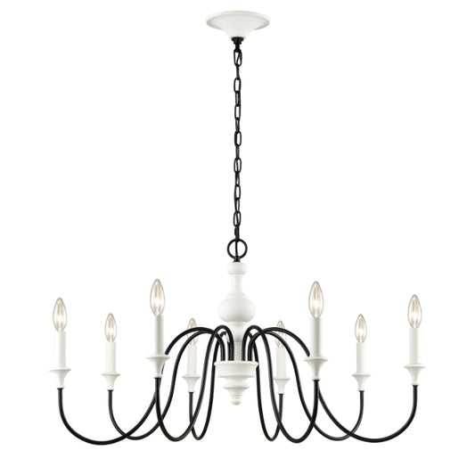 VAL DE LOIRE 36'' WIDE 8-LIGHT CHANDELIER - FREE SHIPPING !!!