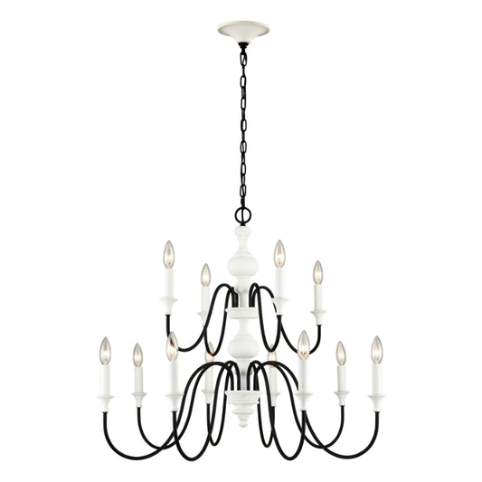 VAL DE LOIRE 36'' WIDE 12-LIGHT CHANDELIER - FREE SHIPPING !!!