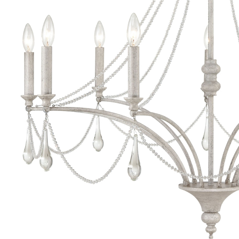 FRENCH PARLOR 38'' WIDE 9-LIGHT CHANDELIER - FREE SHIPPING !!!