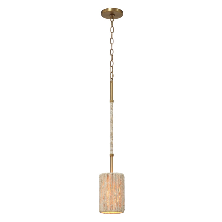 ABACA 5.25'' WIDE 1-LIGHT MINI PENDANT   -  FREE SHIPPING !!!