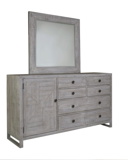 PALMETTO HOME - STUDIO 20 DRAWER DRESSER & MIRROR