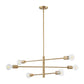 MODULE 34'' WIDE 6-LIGHT CHANDELIER - FREE SHIPPING !!!