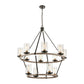 GERINGER 36'' WIDE 12-LIGHT CHANDELIER - FREE SHIPPING !!!