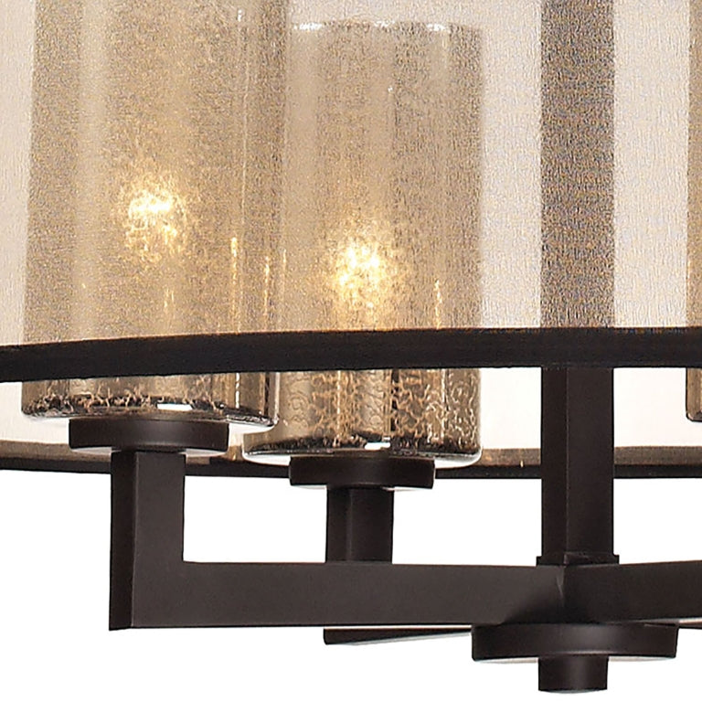 DIFFUSION 24'' WIDE 4-LIGHT CHANDELIER - FREE SHIPPING !!!