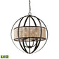 DIFFUSION 24'' WIDE 4-LIGHT CHANDELIER  - FREE SHIPPING !!!