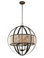 DIFFUSION 24'' WIDE 4-LIGHT CHANDELIER - FREE SHIPPING !!!