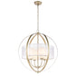 DIFFUSION 24'' WIDE 4-LIGHT CHANDELIER - FREE SHIPPING !!!