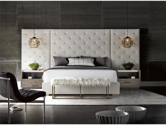 UNIVERSAL - MODERN BRANDO CAL KING BED WITH PANELS