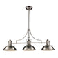 CHADWICK 47'' WIDE 3-LIGHT LINEAR CHANDELIER - FREE SHIPPING !!!